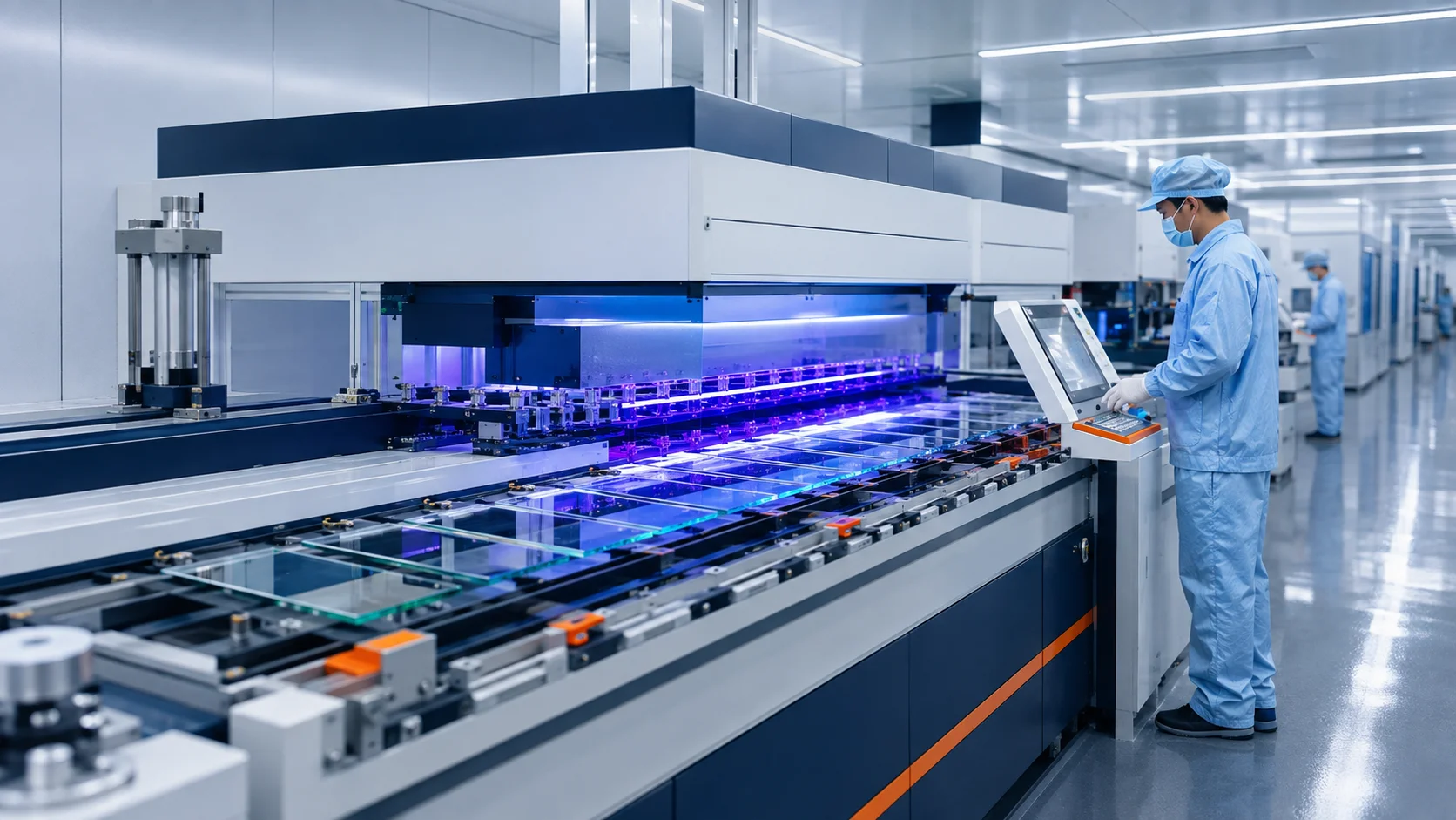 HSONE screen protector precision manufacturing line