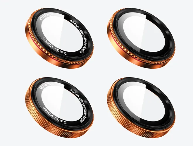 Corning 0.50mm Camera Style Ambilight Base Lens Protector For iPhone Series image