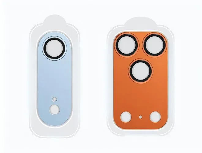 Corning 0.50mm Eagle Eyes Frosted Metal Base Lens Protector For iPhone Series image